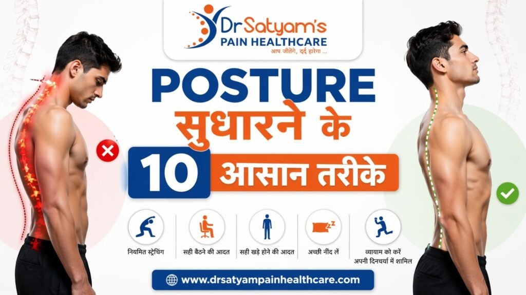 Posture सुधारने के 10 आसान तरीके